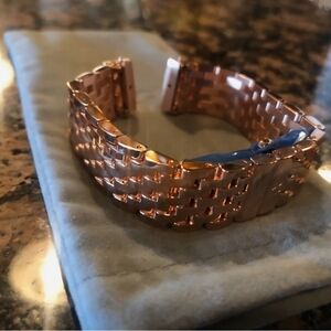 Michele Rose Gold Watch 16mm Band